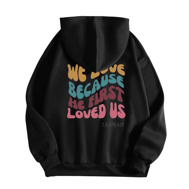 WEAIXIMIUNG Sweatshirts Grande Taille pour Femmes 3X Sweat à Capuche Décontracté Col Rond Imprimé Lettres Anglaises
