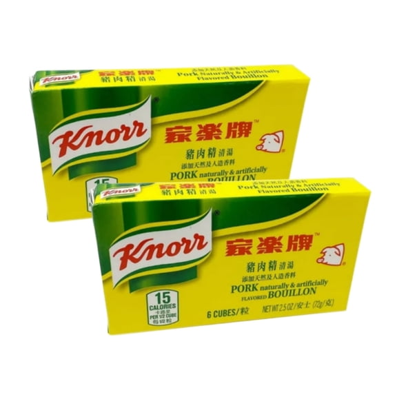 Knorr Pork Bouillon Cube 2.5 oz (2 Pack)