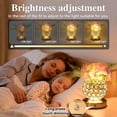 thumbnail image 2 of Pink Artificial Hydrangea Flower Lamp, 3 Color Dimmable Touch Control Night Light, Christmas Birthday Gifts for Women, Artificial Hydrangea Flower Table Lamp Decor for Bedroom Bar Coffee Shop Wedding, 2 of 15