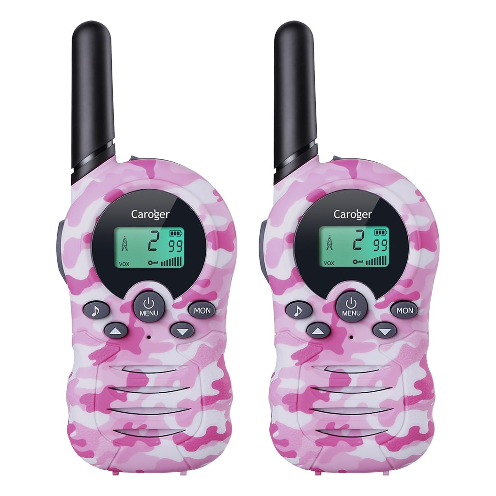 Kids Walkie Talkies Army, Upgrade Camouflage Exterior Vox Box Voice Activated 22 Channels 2 Way