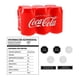thumbnail image 2 of Refresco Coca Cola   sabor original 6 latas de 355 ml c/u, 2 of 4