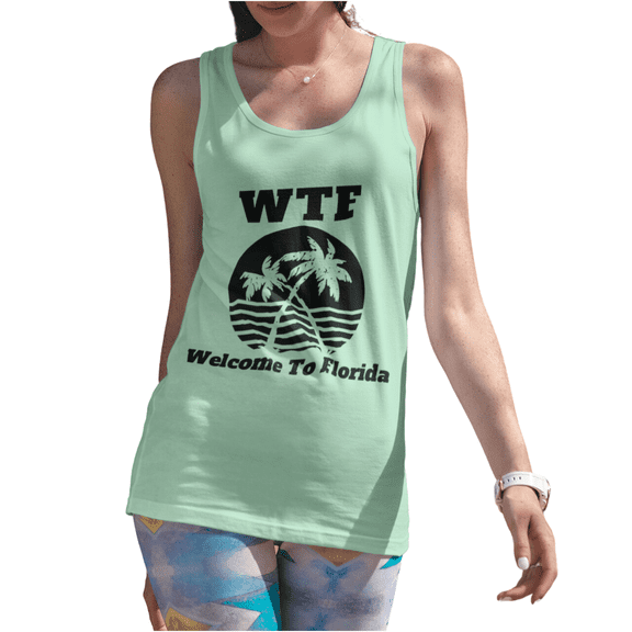 Crossed Palms Women's Ideal Racerback Tank Top