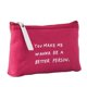 thumbnail image 1 of Bolsa de maquillaje de lona impermeable para mujer, estuche portátil de gran capacidad con forma de flor para niñas, bolsa de almacenamiento para artículos de tocador, 1 of 6