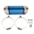 thumbnail image 5 of koolsoo Motorcycle Exhaust Muffler Pipe Heat Cover Dirt Bike #2 Blue, 5 of 5