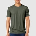 thumbnail image 4 of Men's Thin Ice Silk Short Sleeve T-Shirt - Quick Drying, Breathable, Skin-Friendly, Lightweight Nylon Spandex - Casual Sports - Sizes L-XXXXXL, 4 of 4