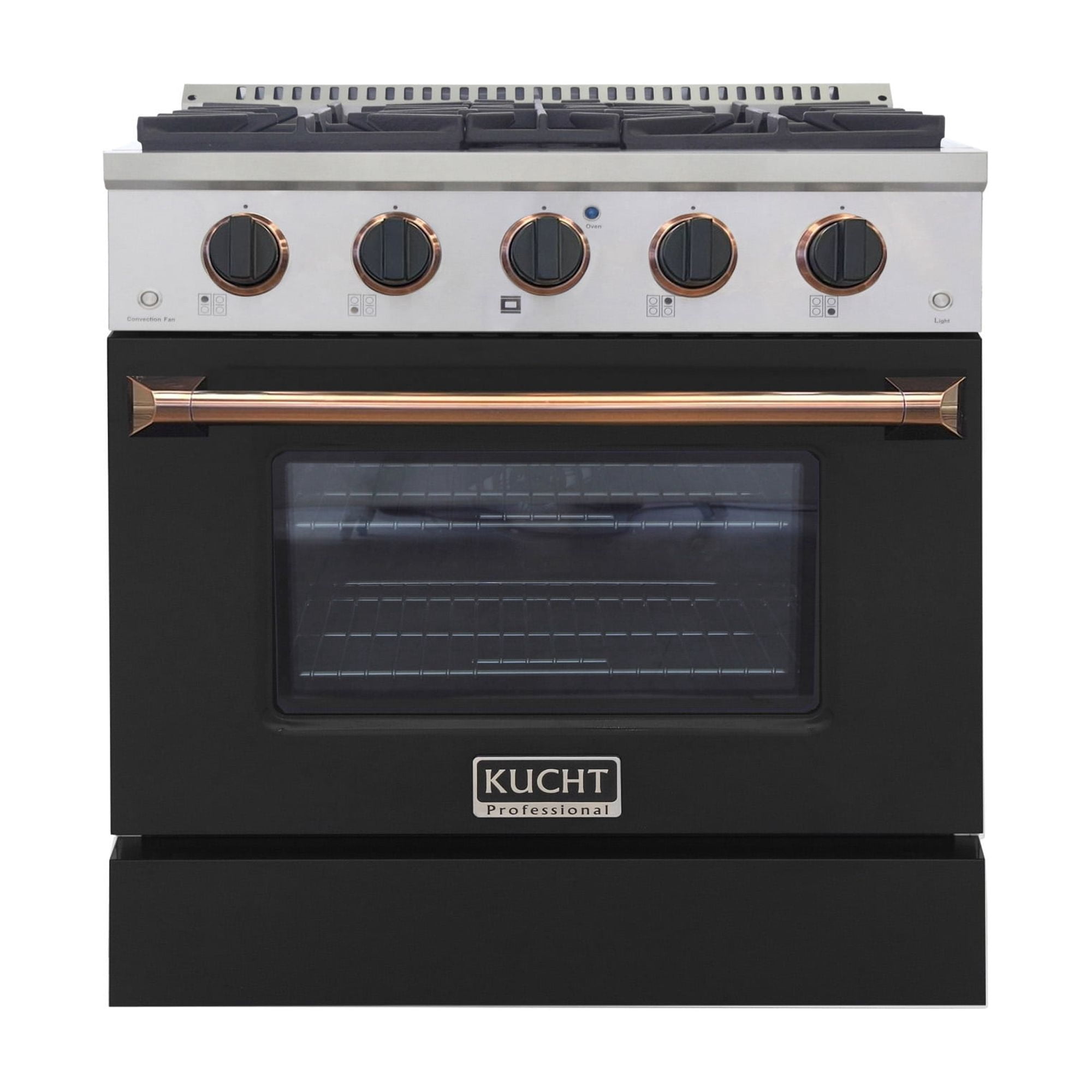 30 in. 4.2 cu. ft. Dual Fuel Range Natural Gas in Gold Handle & Gold Ring Knobs.