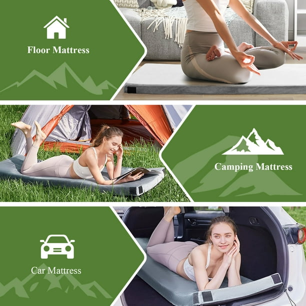 アウトドア寝具 TRAILSIDE TRAILREST DOUBLE-WIDE X LARGE Trailside TrailRest Self-Inflating Mattress - Hero Outdoors