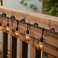 thumbnail image 2 of Lewufe Hooks for Outdoor String Lights, Christmas Light Clips Weatherproof, Hanger Hooks for Hanging Fairy Lights, Cable, Holiday Decor - Black, 20 Pack, 2 of 7