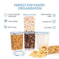 thumbnail image 3 of Food Storage Container with Lid Snap Tight Food Container for Food Storage Management  A, 3 of 8