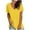 Yellow, variant on Chbgutlmr Womens Short Sleeve Tops Casual V Neck T Shirts Loose Comfy Basic Tees Shirts with Pockets