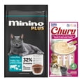 thumbnail image 1 of Minino Plus 10 Kg + Churu Atún con Camaron Sobre con 4 Tubos, 1 of 5