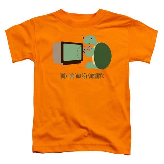 Trevco GSY115-TT-2 Did You Say Sumthin-Short Sleeve Toddler T-Shirt, Orange - Medium - 3 Toddler