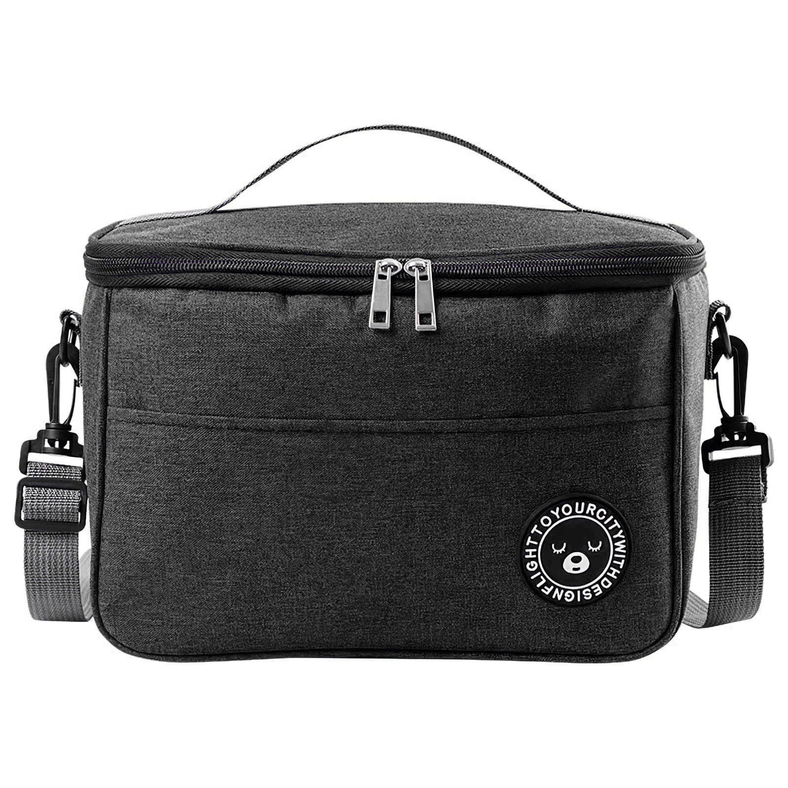 large lunch bolsa with shoulder strap