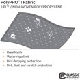 thumbnail image 6 of Classic Accessories OverDrive PolyPRO 1 Class A RV Cover, Fits 20' - 40' RVs - Breathable and Water Repellant RV Cover, 6 of 7
