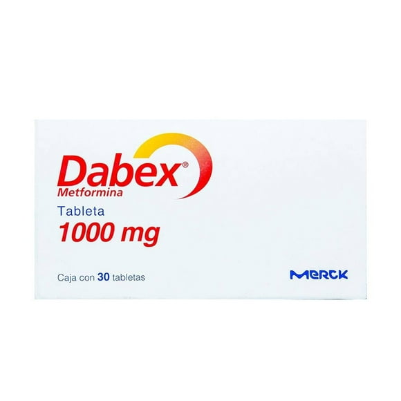 Dabex Metformina 1000 mg 30 tabletas