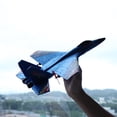 thumbnail image 4 of Control remoto Avión RC Modelo de alta velocidad Espuma Incorporado Gyro Ala fija Planeador para adultos Principiantes, Rojo 2 Baterías Azul 2 Baterías, 4 of 9