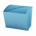 thumbnail image 1 of Heavy-Duty A-Z Open Top Expanding Files  21 Pockets  Letter  Teal, 1 of 1