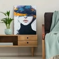 thumbnail image 5 of Abstract Face Canvas Painting Wall Art，Suitable for Living Room Bedroom Office Hotel Restaurant Cafe Decoration, 5 of 8