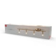 thumbnail image 4 of 29" 4-Light Matte Brass Slim Profile Track Lighting, 4 of 8