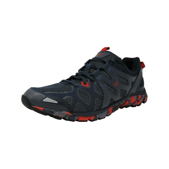 361 Men's 361-Ascent Midnight / Castlerock Chili Ankle-High Fabric Running Shoe - 9M