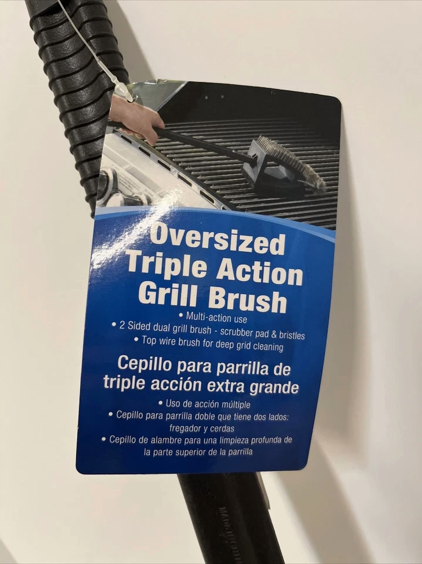 CIRCLE- Mr Bar-B-Q Oversized Triple Action Bbq Grill Brush #507325