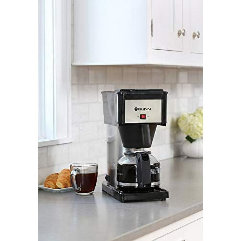 BUNN GRB Velocity Brew 10-Cup Home Coffee Brewer, Black