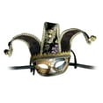 thumbnail image 4 of Halloween Mardi Gras Halloween Cosplay Face Cover for Stage Performance Black, 4 of 10