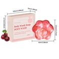 thumbnail image 3 of Vadktai Cherry Soap Bar with Refreshing Scent - Eco-Friendly Body Wash Women Love - Cherry Solid Bar Soap for Daily Use - Silicone, Sulfate and Paraben Free, 3 of 9