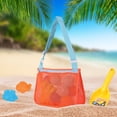thumbnail image 1 of Bolsa De Juguetes Bolsa de playa de malla Ins Style Bolsa de mano Bolsa de recolección para exteriores (Orange Lake Blue), 1 of 7