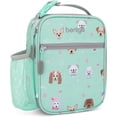 thumbnail image 1 of Czcpp- Sac à Lunch Isolé pour Enfants - Sac à Lunch Réutilisable, Léger et Durable avec Porte-Bouteille d'Eau et Poche en Filet, Convient aux Boîtes à Lunch et Bouteilles d'Eau - Idéal pour les 3 Ans et Plus (Chiot), 1 of 4
