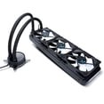 thumbnail image 4 of Fractal Design Celsius S36 - 360 mm Radiator - Silent Liquid CPU Cooler - PWM - Intelligent Controls - 3x Fractal Design Dynamic X2 PWM GP-12 120Mm Silent Fans Included - 1/4" Fitting - Black, 4 of 4