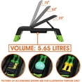 thumbnail image 3 of Yes4All Multifunctional Fitness Aerobic Step Platform and Aerobic Deck, Green and Black, 3 of 8