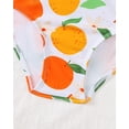 thumbnail image 3 of Kucnuzki 4T Toddler Girls Swimsuit Set 5T Girl Summer Bathing Suit Drawstring Top Bottoms 2pcs Bikini Set Beach Breathable Tankini Set Swimwear Orange, 3 of 10