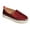 Red, variant on Women's Platform Rhinestones Glitter Fashion Sneakers Comfortable Slip On Flat Loafers Walking Dress Shoes Casual Shoes Red Women Sandal