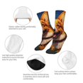 thumbnail image 3 of Rocae Artistic Sunflower Corgi for Girls Boys Crew Socks,Children's Socks, Kids Socks, Toddler Socks: Daily Wear with Kids School Uniform, 3 of 5