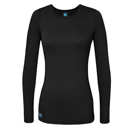 

Adar Underscrubs for Women - Long Sleeve Underscrub Comfort Tee.