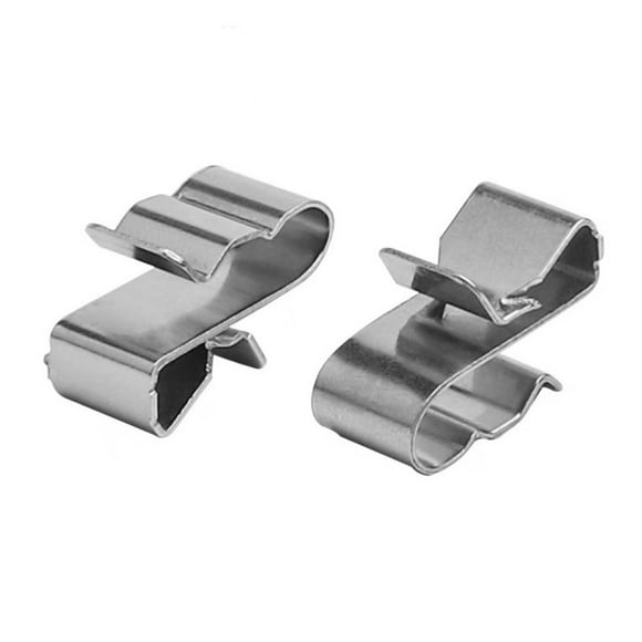 50pcs Photovoltaic Cable Clamps Trailer Wire Clamps Stainless Steel Chassis Clamps
