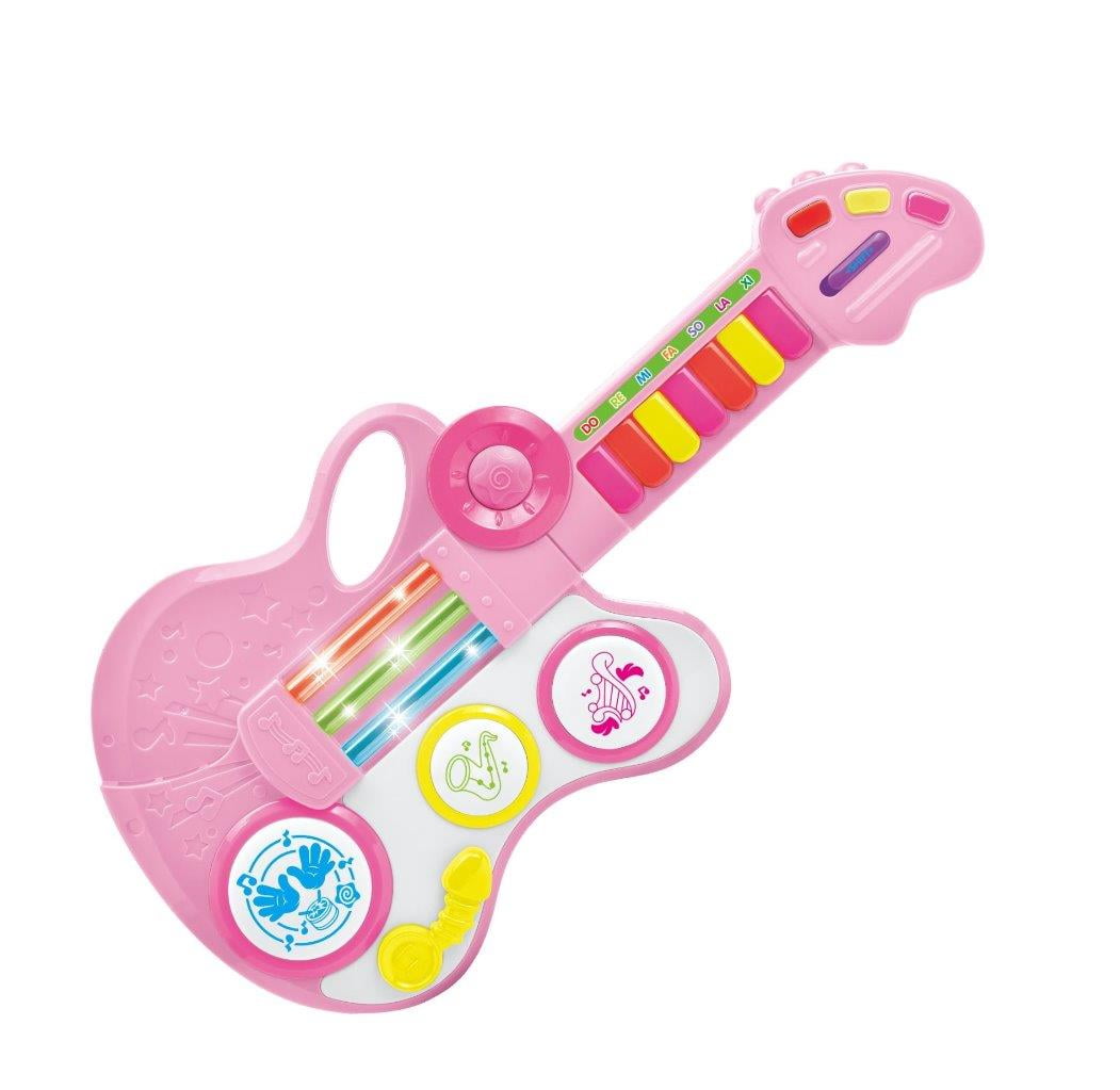 pink toy trumpet