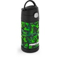 thumbnail image 4 of Thermos Stainless Steel Funtainer Water Bottle with Straw, Minecraft, 12 Fluid Ounces, 4 of 9