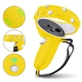 thumbnail image 2 of Accessories for Oculus Quest 2, JMIANeodark Yellow Silicone Face Cover for Oculus Quest 2, VR Shell Cover, Protective Lens Cover,Touch Controller Grip Cover, Disposable Eye Cover, Protect VR Sets, 2 of 5