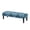 Blue Hibiscus Floral Print, variant on XYZCANDO Blue Hibiscus Floral Bench Slipcover, Elastic Hem Polyester Spandex Fabric Dining Bench Seat Cover for Living Room and Bedroom