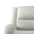 thumbnail image 6 of Gira Manual Recliner Sofa with Contour Armrest, Solid Wood, 88 Inch, Beige, 6 of 8