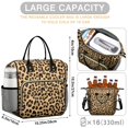 thumbnail image 5 of Beige and Black Of Leopard Print Womens Lunch Box for Work,Insulated Large Lunch Bag for Tween and Teen,Loncheras Para Mujer,Leakproof Adult Lunch Bag for Work,Beach,Travel,Picnic,Camping, 5 of 7