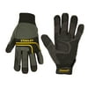 Black Synthetic Leather Multi-Purpose Work Gloves with Silicone Dotting