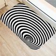 thumbnail image 5 of Black White Geometric Doormat Anti-Slip Carpet Door Mat Doormat Outdoor Kitchen Living Room Floor Mat Rug 40*60cm, 5 of 6