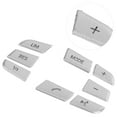 thumbnail image 1 of Embellecedor De 8 Piezas De Cubierta De Botón De Volante, Pegatina De aleación De Aluminio Apta Para 1/2/3/4/5/7 Series X1 X3 X5 F10 F20, 1 of 7