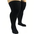thumbnail image 3 of Women Plus Size Socks XXXL Over Knee Thigh High Socks Oversized Knee High Socks White Plus size, 3 of 6