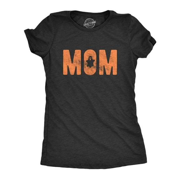 Womens Mom Halloween T Shirt Funny Spooky Ghost Graphic Novelty Tee Womens Graphic Tees