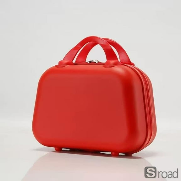 12-inch Large Capacity Makeup Case, Portable Cosmetic Organizer With Zipper Closure, Water-resistant Travel Toiletry Bag For Women, Professional Cosmetology Storage Suitcase​,F,12inch