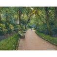 thumbnail image 3 of Gustave Caillebotte 24x19 Black Modern Framed Museum Art Print Titled - Monceau (1877), 3 of 5